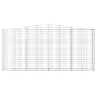 Cesto Gabbione ad Arco 400x50x180/200 cm Ferro Zincato 153419