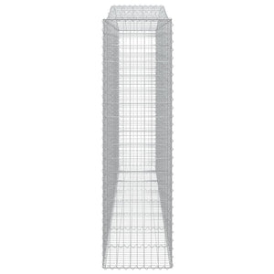 Cesto Gabbione ad Arco 400x50x180/200 cm Ferro Zincato 153419