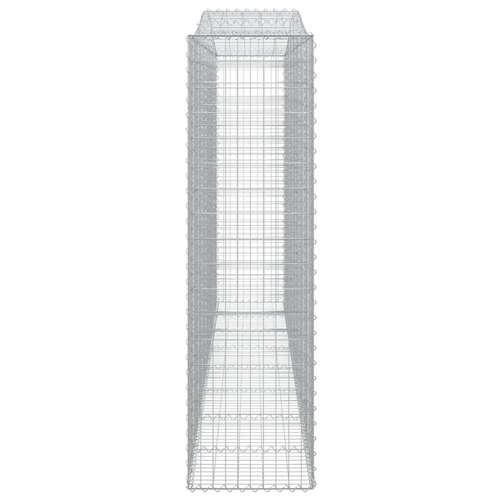 Cesto Gabbione ad Arco 400x50x180/200 cm Ferro Zincato 153419