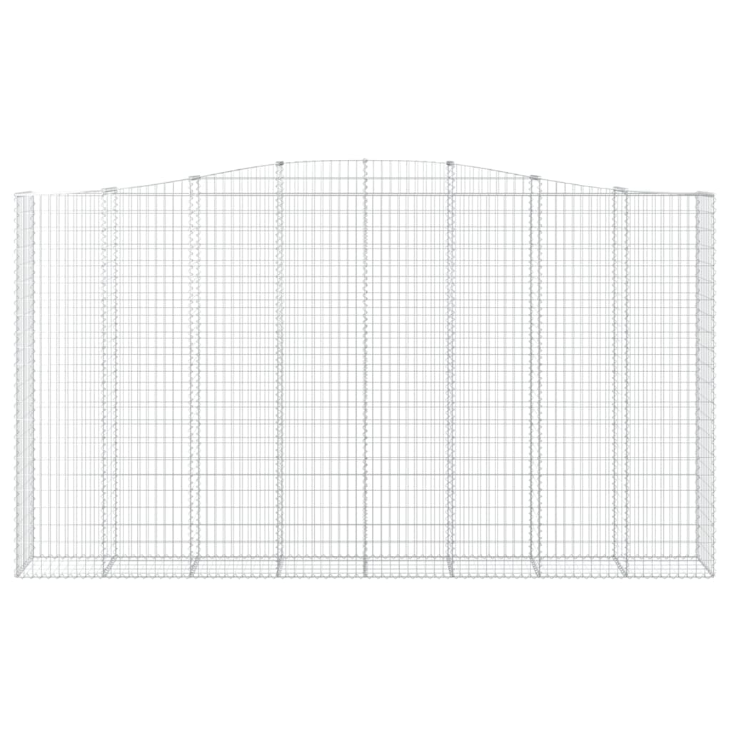 Cesto Gabbione ad Arco 400x50x220/240 cm Ferro Zincato cod mxl 50176