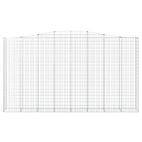 Cesto Gabbione ad Arco 400x50x220/240 cm Ferro Zincato cod mxl 50176