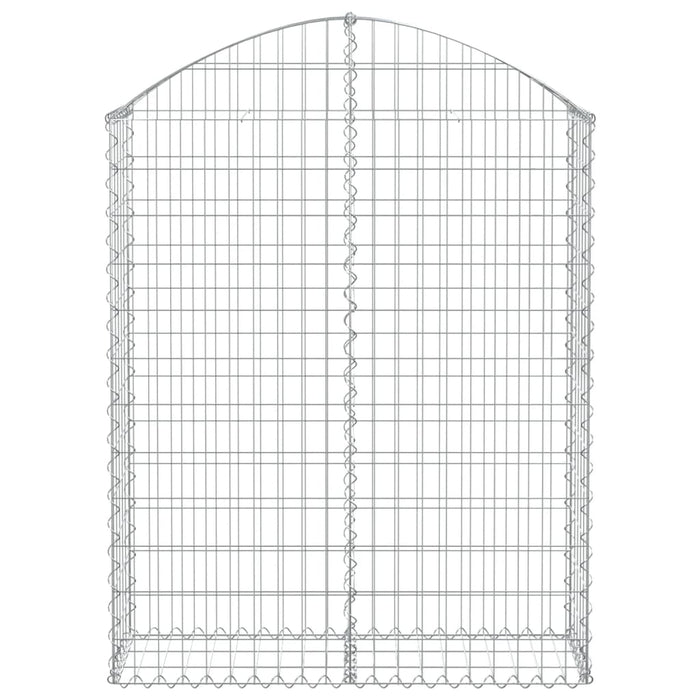 Cesto Gabbione ad Arco 100x30x120/140 cm Ferro Zincatocod mxl 104182