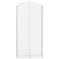 Cesto Gabbione ad Arco 100x30x200/220 cm Ferro Zincatocod mxl 105288