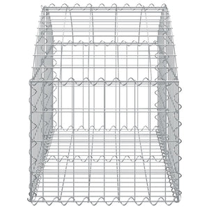 Cesto Gabbione ad Arco 100x50x40/60 cm Ferro Zincato 153432