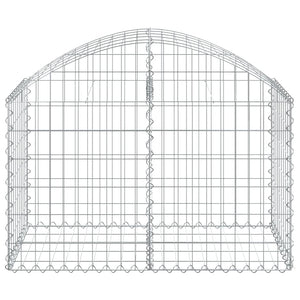 Cesto Gabbione ad Arco 100x50x60/80 cm Ferro Zincatocod mxl 73301