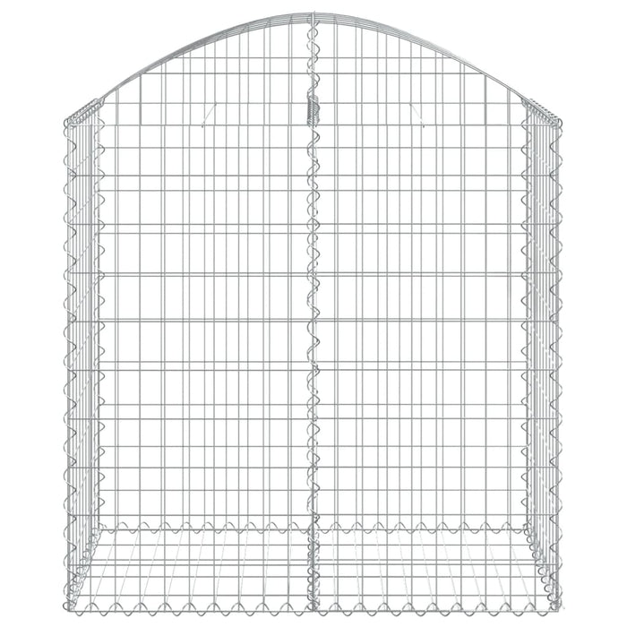 Cesto Gabbione ad Arco 100x50x100/120 cm Ferro Zincato 153435