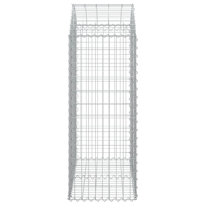 Cesto Gabbione ad Arco 100x50x120/140 cm Ferro Zincato