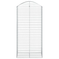 Cesto Gabbione ad Arco 100x50x200/220 cm Ferro Zincato 153440