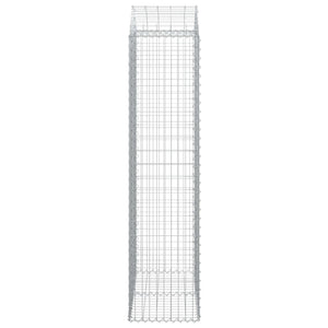 Cesto Gabbione ad Arco 100x50x200/220 cm Ferro Zincato 153440