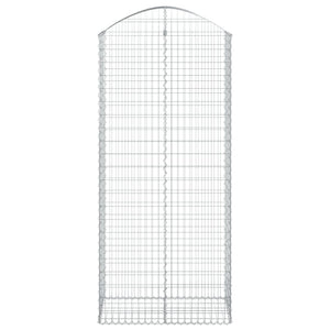 Cesto Gabbione ad Arco 100x50x220/240 cm Ferro Zincato