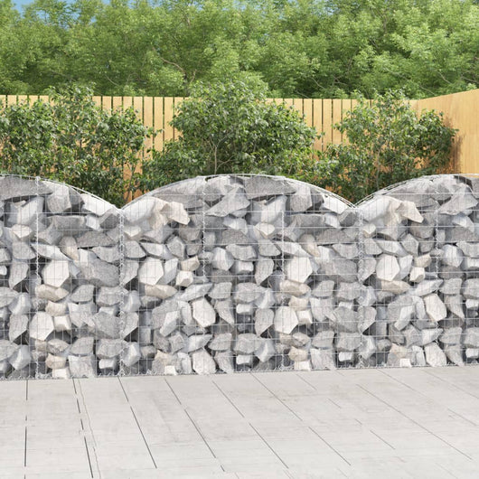 Cesto Gabbione ad Arco 150x30x100/120 cm Ferro Zincatocod mxl 112601