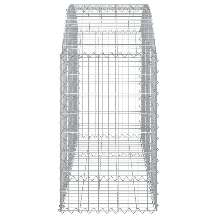 Cesto Gabbione ad Arco 150x50x80/100 cm Ferro Zincato 153454