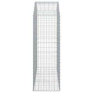 Cesto Gabbione ad Arco 150x50x140/160 cm Ferro Zincato 153457