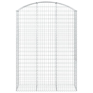 Cesto Gabbione ad Arco 150x50x200/220 cm Ferro Zincato