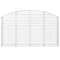 Cesto Gabbione ad Arco 200x30x100/120 cm Ferro Zincatocod mxl 79410