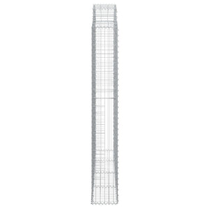 Cesto Gabbione ad Arco 200x30x200/220 cm Ferro Zincato 153470