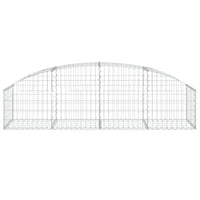 Cesto Gabbione ad Arco 200x50x40/60 cm Ferro Zincato 153472
