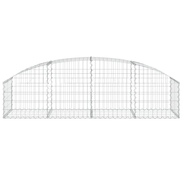 Cesto Gabbione ad Arco 200x50x40/60 cm Ferro Zincatocod mxl 103847