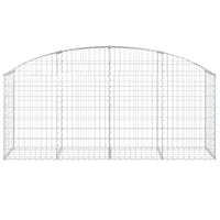 Cesto Gabbione ad Arco 200x50x80/100 cm Ferro Zincato 153474