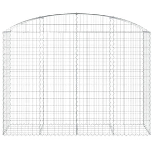 Cesto Gabbione ad Arco 200x50x140/160 cm Ferro Zincato 153477