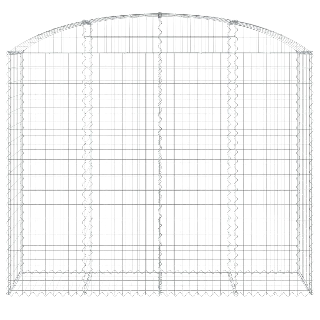 Cesto Gabbione ad Arco 200x50x160/180 cm Ferro Zincatocod mxl 81489