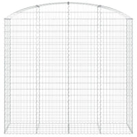 Cesto Gabbione ad Arco 200x50x180/200 cm Ferro Zincato 153479