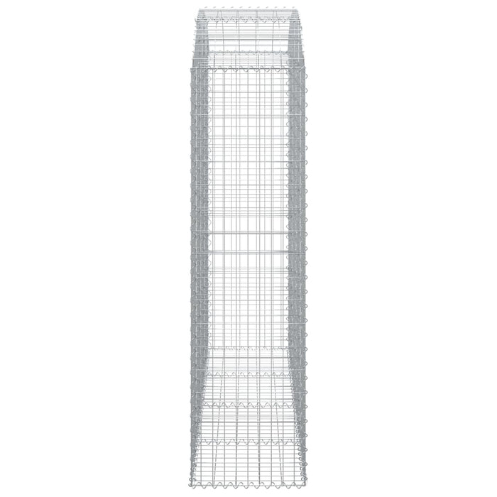 Cesto Gabbione ad Arco 200x50x180/200 cm Ferro Zincato 153479