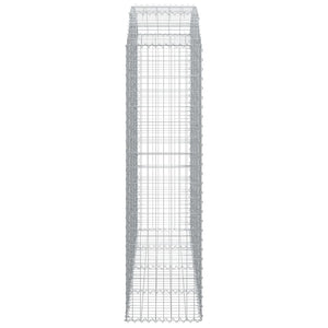 Cesto Gabbione ad Arco 200x50x180/200 cm Ferro Zincato 153479