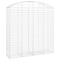 Cesto Gabbione ad Arco 200x50x200/220 cm Ferro Zincato 153480