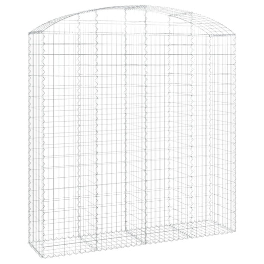 Cesto Gabbione ad Arco 200x50x200/220 cm Ferro Zincato 153480