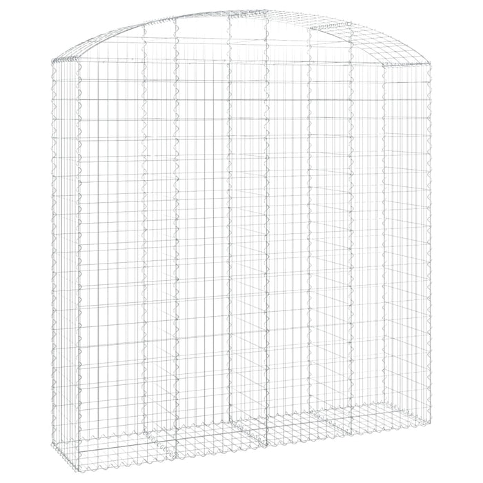 Cesto Gabbione ad Arco 200x50x200/220 cm Ferro Zincatocod mxl 129533