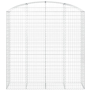 Cesto Gabbione ad Arco 200x50x200/220 cm Ferro Zincato 153480