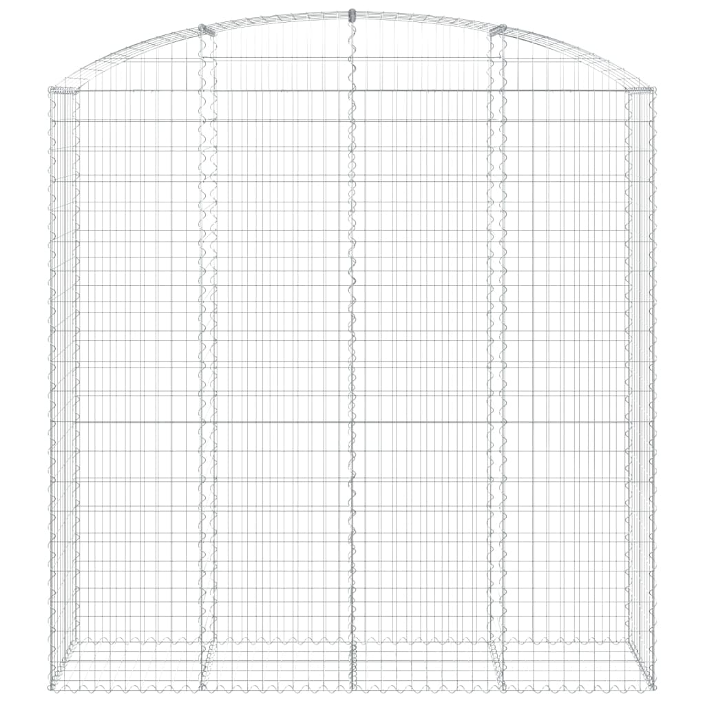 Cesto Gabbione ad Arco 200x50x200/220 cm Ferro Zincatocod mxl 129533