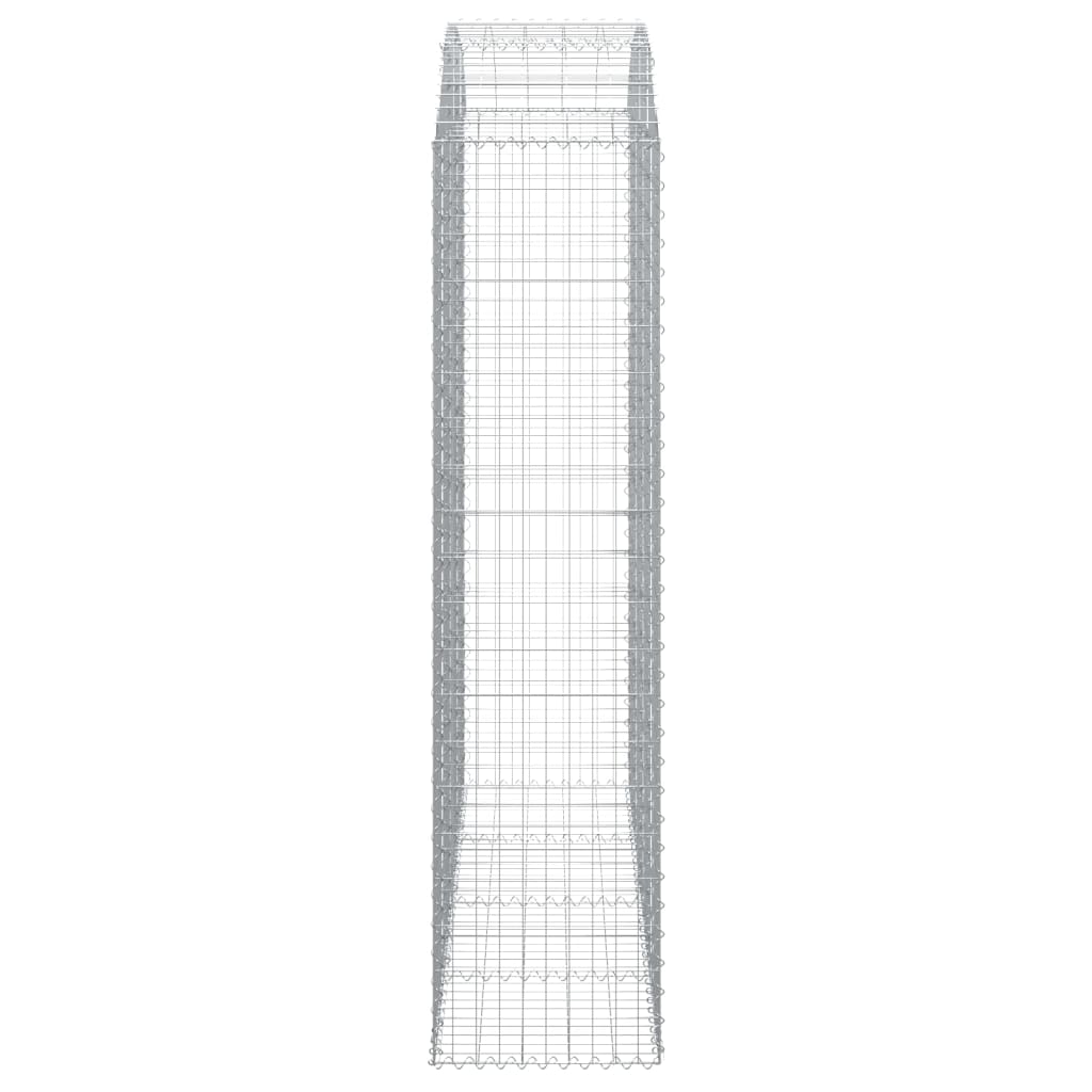 Cesto Gabbione ad Arco 200x50x200/220 cm Ferro Zincato 153480