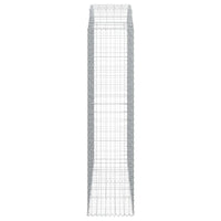 Cesto Gabbione ad Arco 200x50x200/220 cm Ferro Zincato 153480