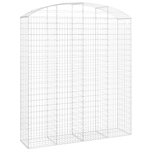 Cesto Gabbione ad Arco 200x50x220/240 cm Ferro Zincato