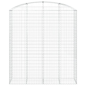 Cesto Gabbione ad Arco 200x50x220/240 cm Ferro Zincato 153481