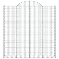 Cesto Gabbione ad Arco 200x30x200/220 cm Ferro Zincatocod mxl 81537