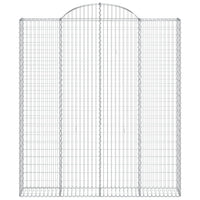 Cesto Gabbione ad Arco 200x30x220/240 cm Ferro Zincatocod mxl 105508