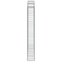 Cesto Gabbione ad Arco 200x30x220/240 cm Ferro Zincato 153491