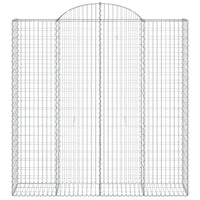 Cesto Gabbione ad Arco 200x50x200/220 cm Ferro Zincatocod mxl 105241