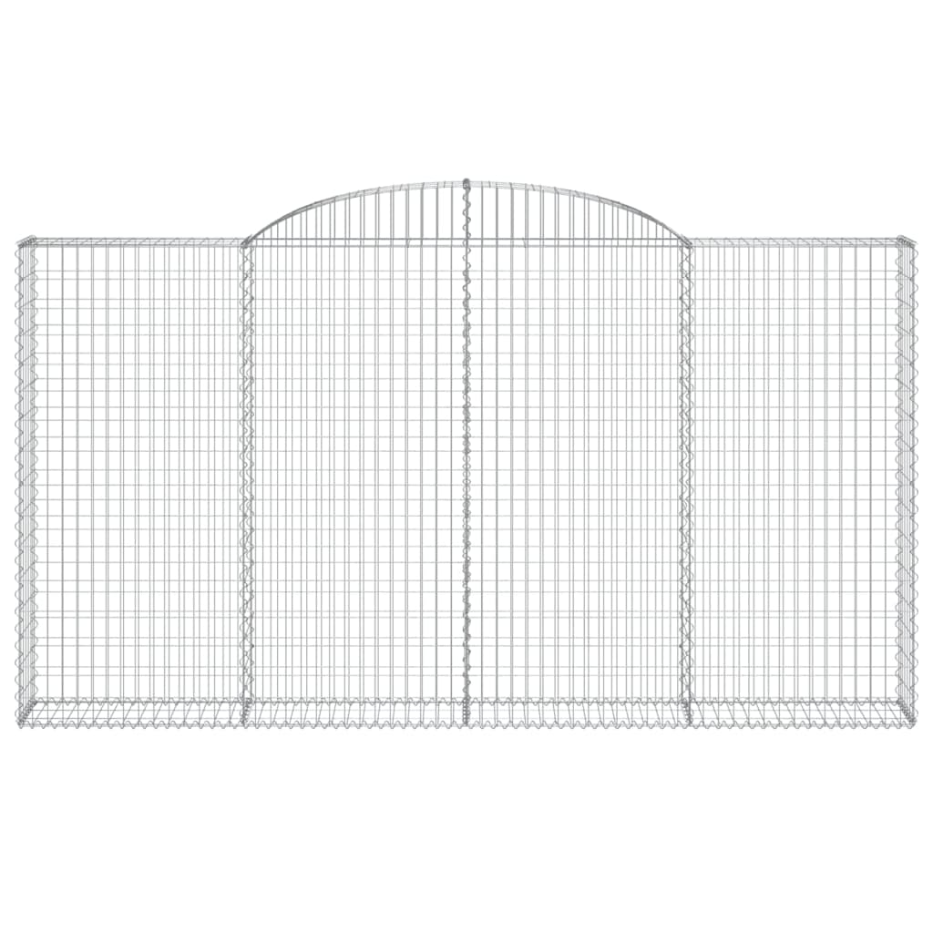 Cesto Gabbione ad Arco 300x30x160/180 cm Ferro Zincatocod mxl 81490