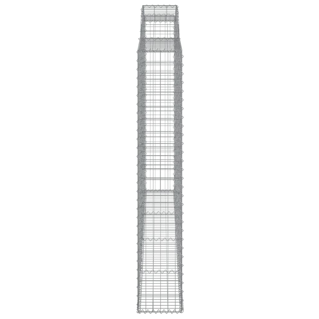 Cesto Gabbione ad Arco 300x30x180/200 cm Ferro Zincato 153509