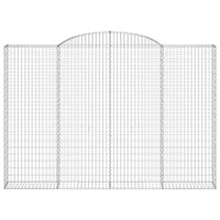 Cesto Gabbione ad Arco 300x30x200/220 cm Ferro Zincato 153510