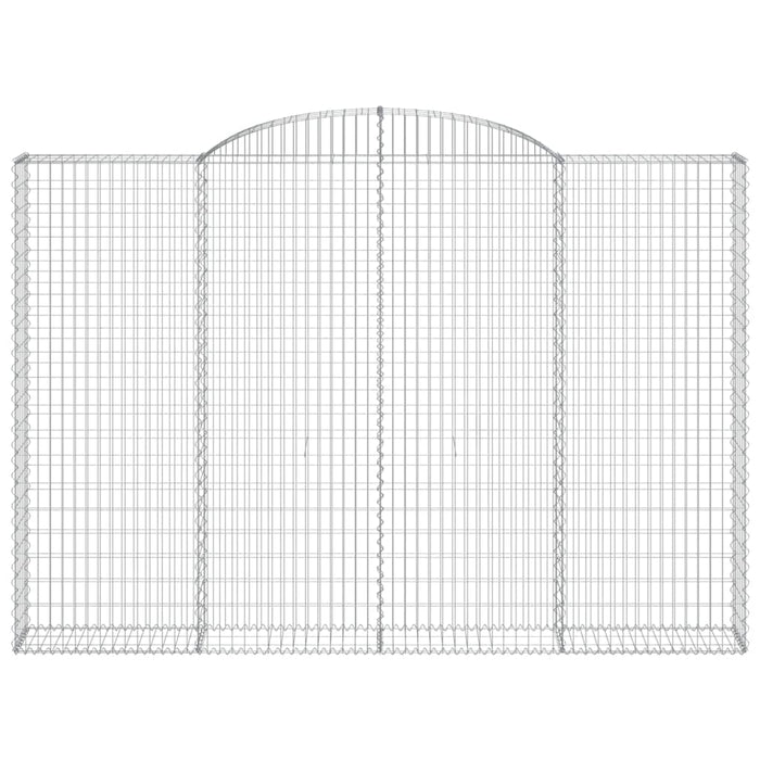 Cesto Gabbione ad Arco 300x30x200/220 cm Ferro Zincato