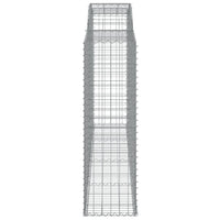 Cesto Gabbione ad Arco 300x50x160/180 cm Ferro Zincato 153518