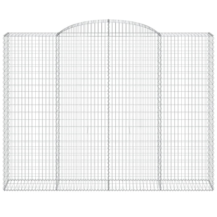 Cesto Gabbione ad Arco 300x50x220/240 cm Ferro Zincato 153521