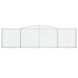Cesto Gabbione ad Arco 400x30x100/120 cm Ferro Zincato