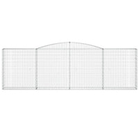 Cesto Gabbione ad Arco 400x30x120/140 cm Ferro Zincatocod mxl 128681