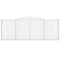 Cesto Gabbione ad Arco 400x30x140/160 cm Ferro Zincato